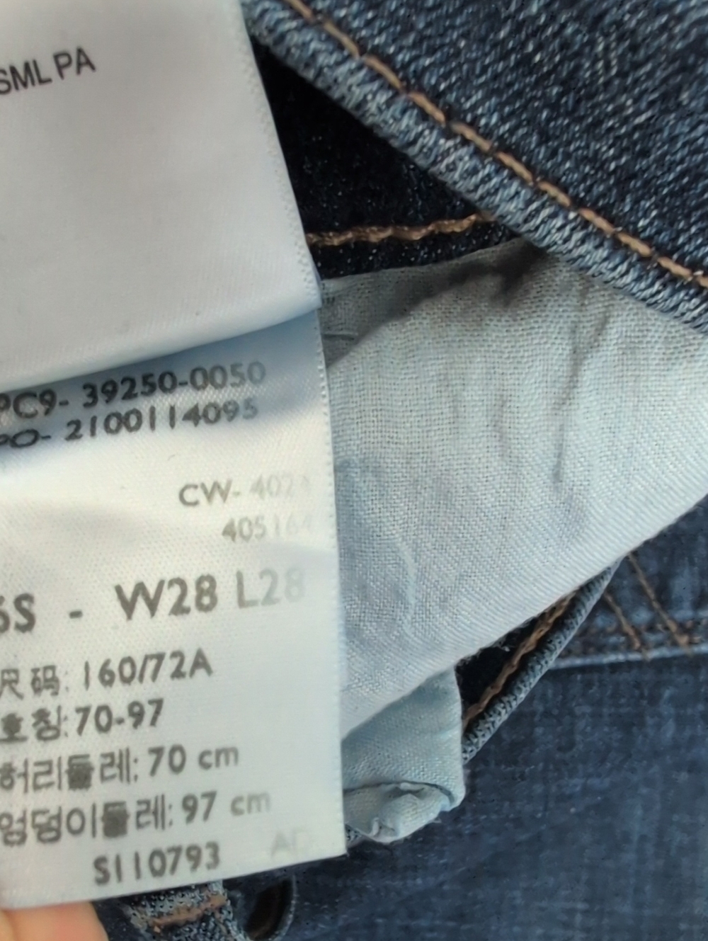 Levi's Classic Straight Dark Blue Women’s Straight Jeans Size 6 - Picture 5 of 8